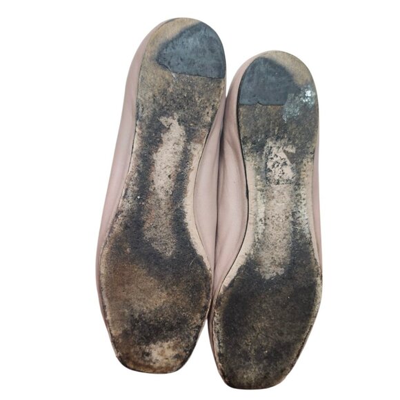 Gucci Women's Ballet Flats Pink Satin Square Toe GG Crystal Logo Designer Shoes - Picture 11 of 14